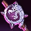 This icon represents an equipped item at the end of a game