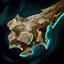 This icon represents an equipped item at the end of a game