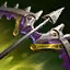 This icon represents an equipped item at the end of a game