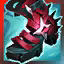 This icon represents an equipped item at the end of a game