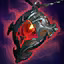 This icon represents an equipped item at the end of a game