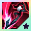 This icon represents an equipped item at the end of a game
