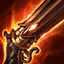 This icon represents an equipped item at the end of a game