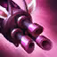 This icon represents an equipped item at the end of a game