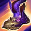 This icon represents an equipped item at the end of a game
