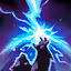 This icon represents an equipped item at the end of a game