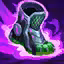 This icon represents an equipped item at the end of a game