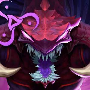 The custom profile icon of a player