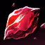 This icon represents an equipped item at the end of a game