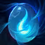 This icon represents an equipped item at the end of a game