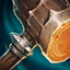 This icon represents an equipped item at the end of a game