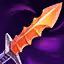 This icon represents an equipped item at the end of a game