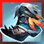 This icon represents an equipped item at the end of a game