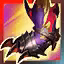 This icon represents an equipped item at the end of a game