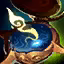 This icon represents an equipped item at the end of a game