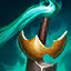 This icon represents an equipped item at the end of a game