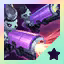 This icon represents an equipped item at the end of a game
