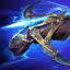 This icon represents an equipped item at the end of a game