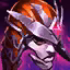 This icon represents an equipped item at the end of a game