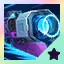 This icon represents an equipped item at the end of a game