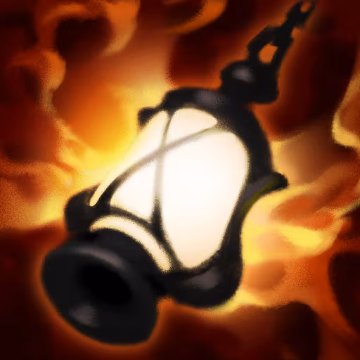 This icon represents an equipped item at the end of a game