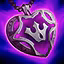 This icon represents an equipped item at the end of a game