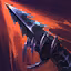This icon represents an equipped item at the end of a game