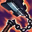 This icon represents an equipped item at the end of a game