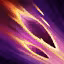 This icon represents an equipped item at the end of a game