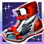 This icon represents an equipped item at the end of a game