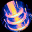 This icon represents an equipped item at the end of a game