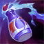 This icon represents an equipped item at the end of a game