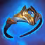 This icon represents an equipped item at the end of a game