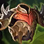 This icon represents an equipped item at the end of a game