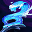 This icon represents an equipped item at the end of a game