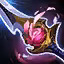 This icon represents an equipped item at the end of a game