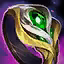 This icon represents an equipped item at the end of a game