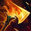 This icon represents an equipped item at the end of a game