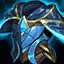 This icon represents an equipped item at the end of a game