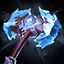 This icon represents an equipped item at the end of a game