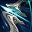 This icon represents an equipped item at the end of a game