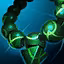 This icon represents an equipped item at the end of a game