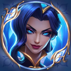 The custom profile icon of a player