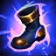 This icon represents an equipped item at the end of a game