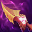 This icon represents an equipped item at the end of a game