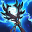 This icon represents an equipped item at the end of a game