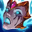 This icon represents an equipped item at the end of a game