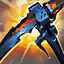 This icon represents an equipped item at the end of a game