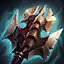 This icon represents an equipped item at the end of a game