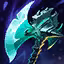 This icon represents an equipped item at the end of a game